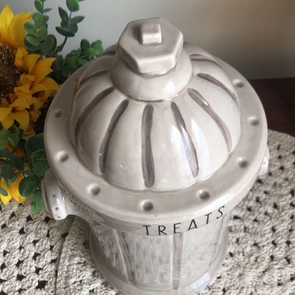 Blue Sky Fire Hydrant TREATS Dog Canister - Picture 2 of 11